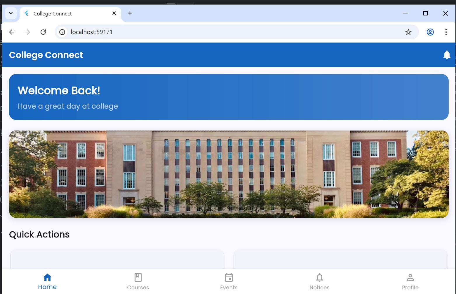 College Connect App Hero Banner