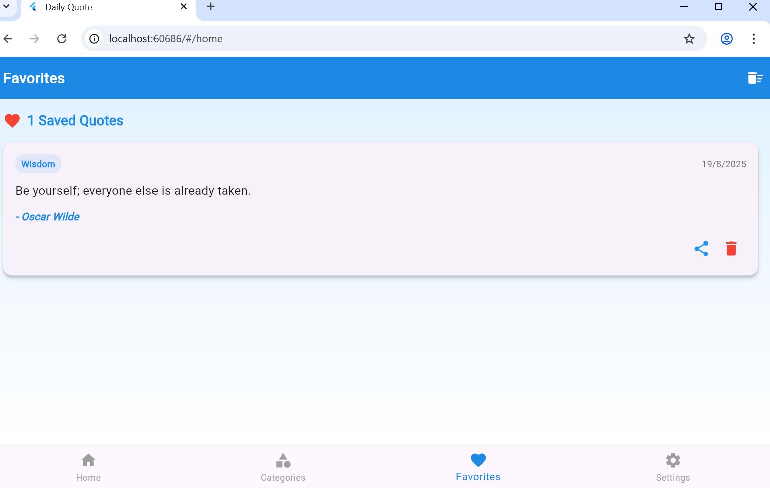 Daily Quote Screen 3