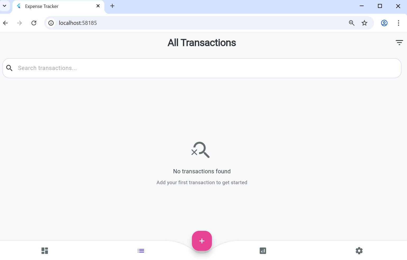 Expense Tracker Screen 3