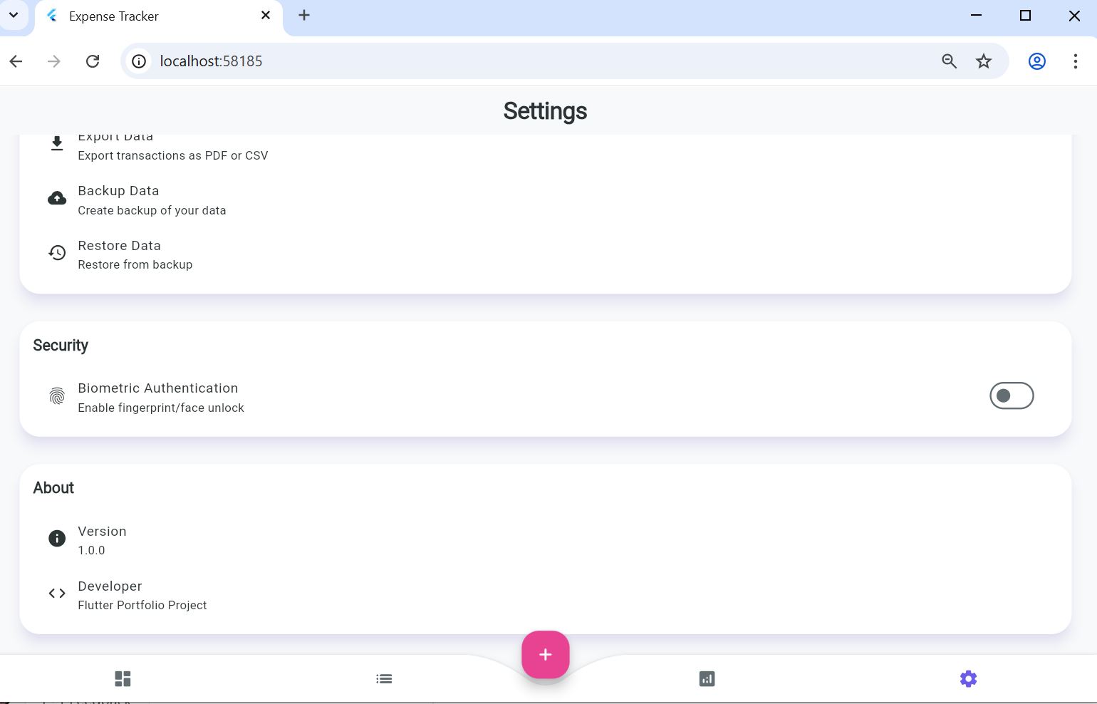 Expense Tracker Screenshot 9