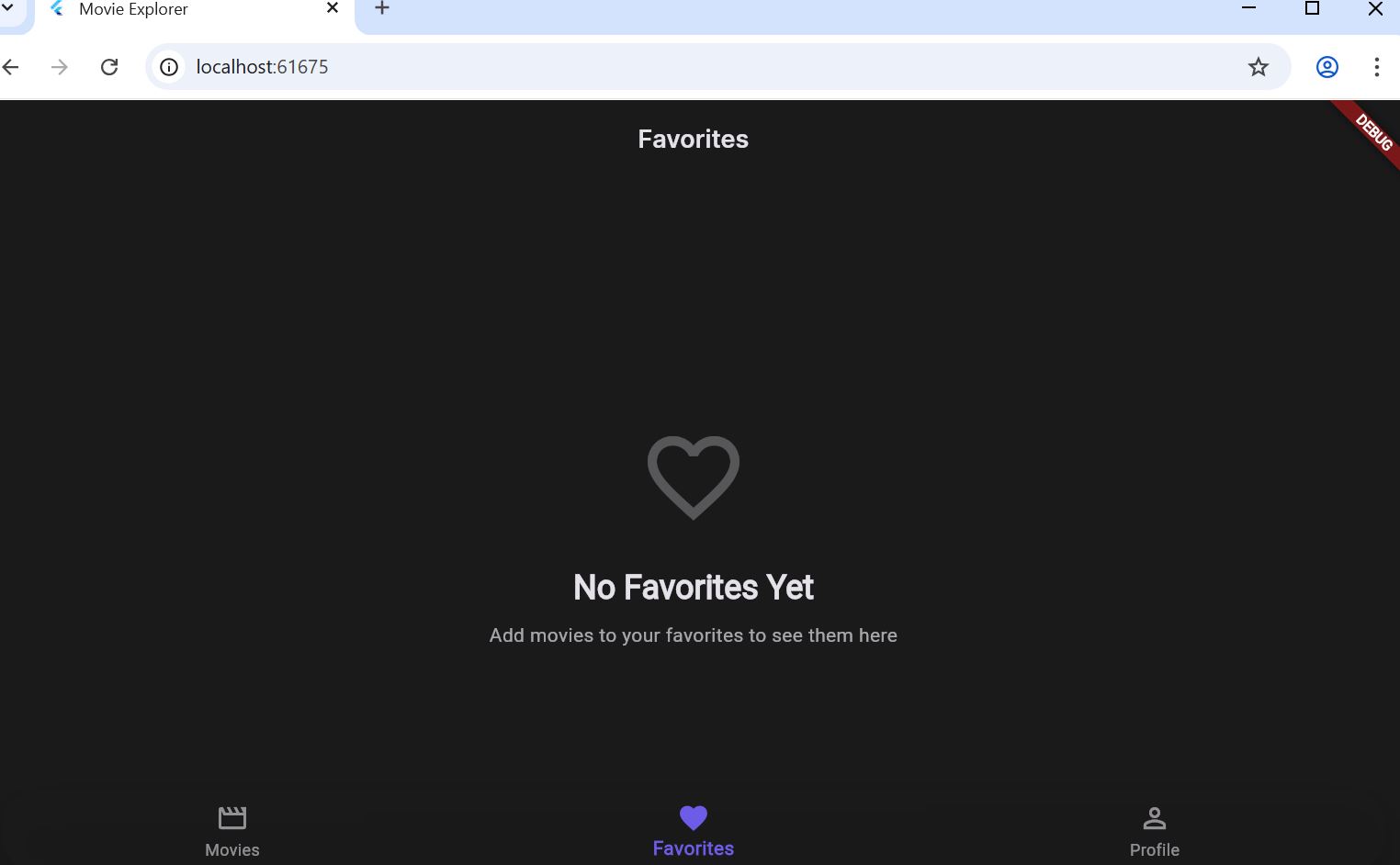 Movie Explorer Screen 1