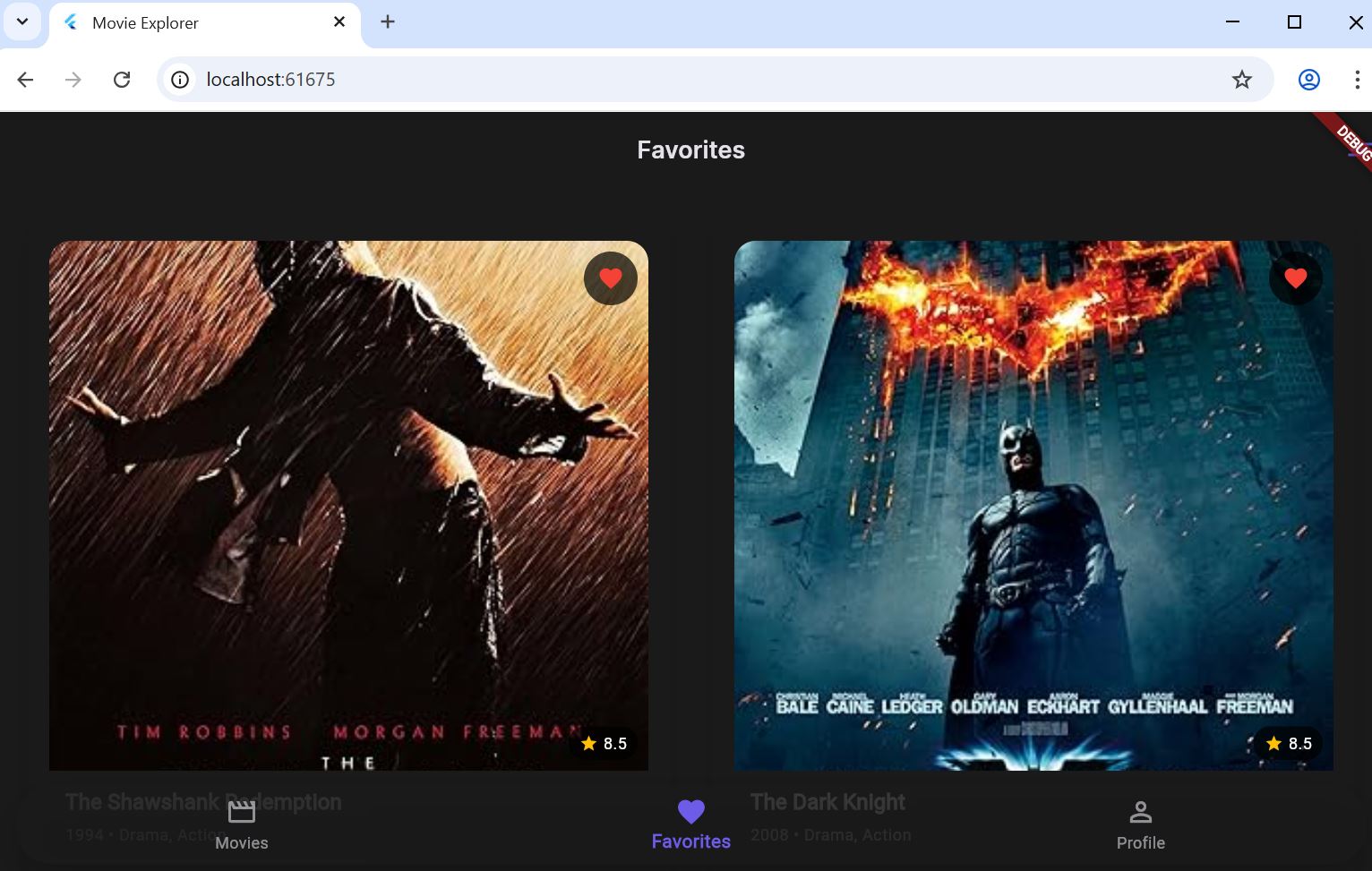 Movie Explorer Screen 2