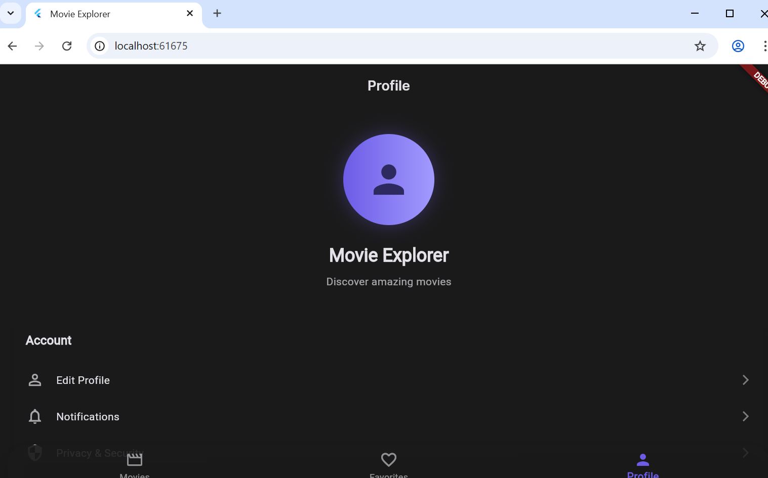 Movie Explorer Screen 3